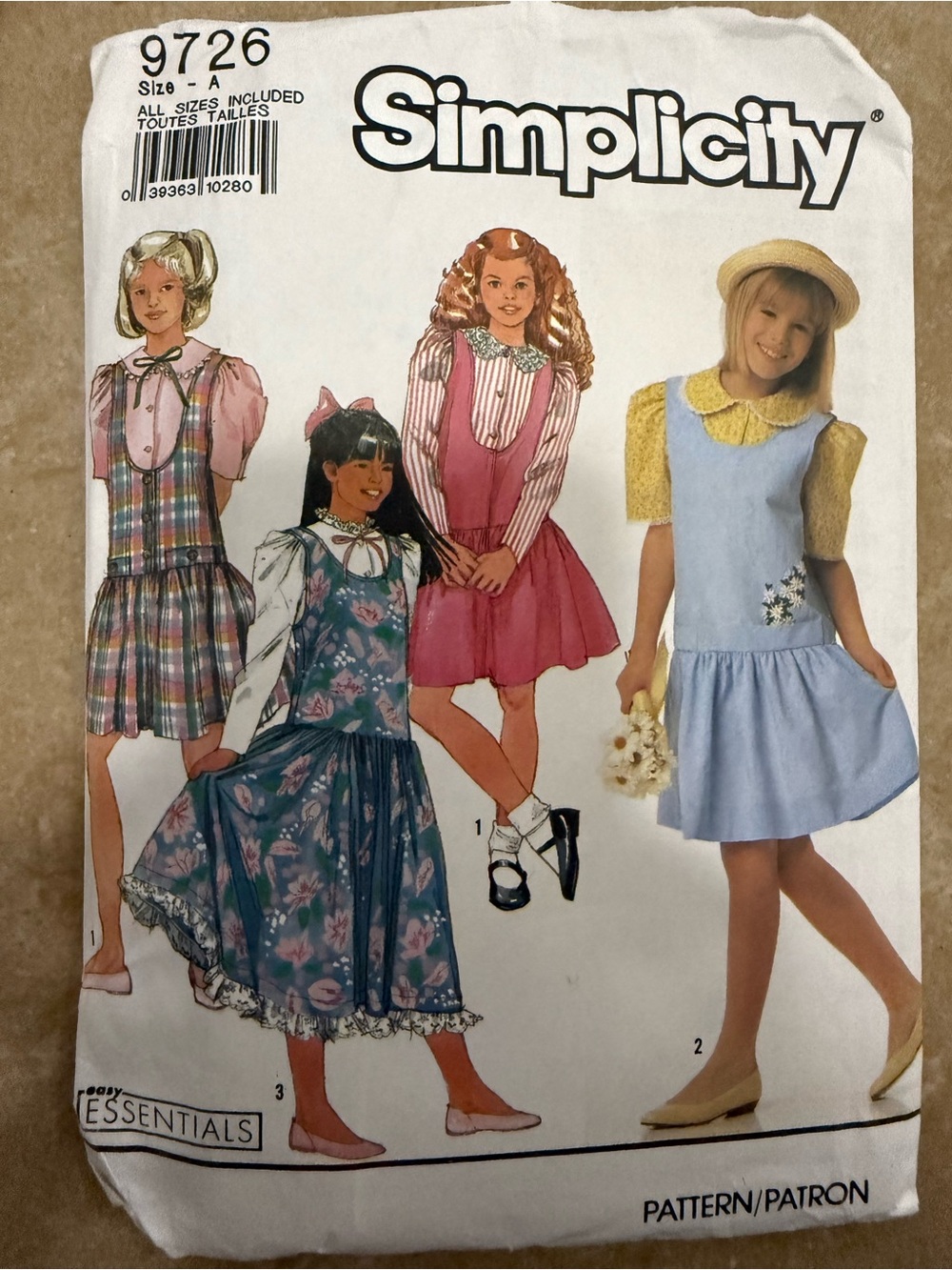 Simplicity Pinafore Dress Pattern